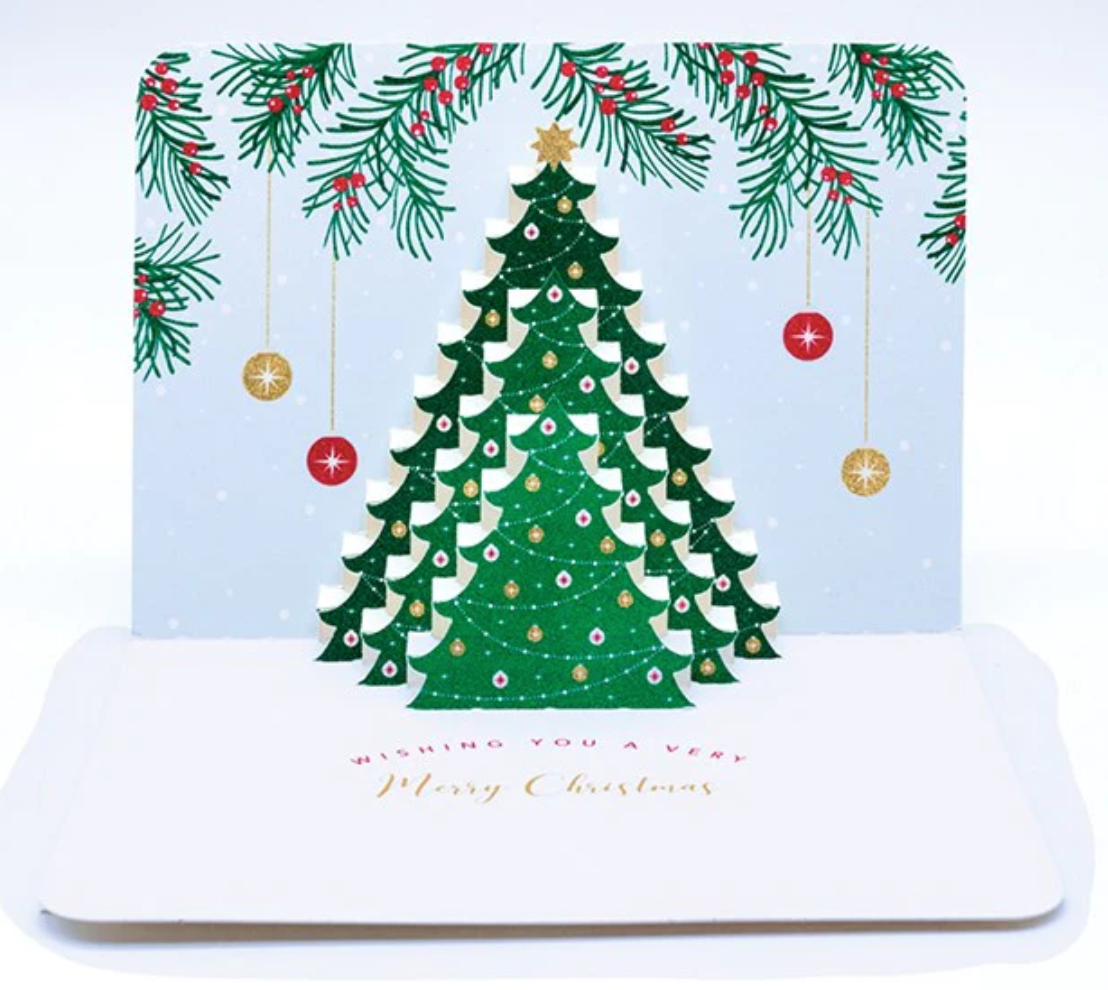 3D Pop Up Christmas Tree (Green) by Form PPX30