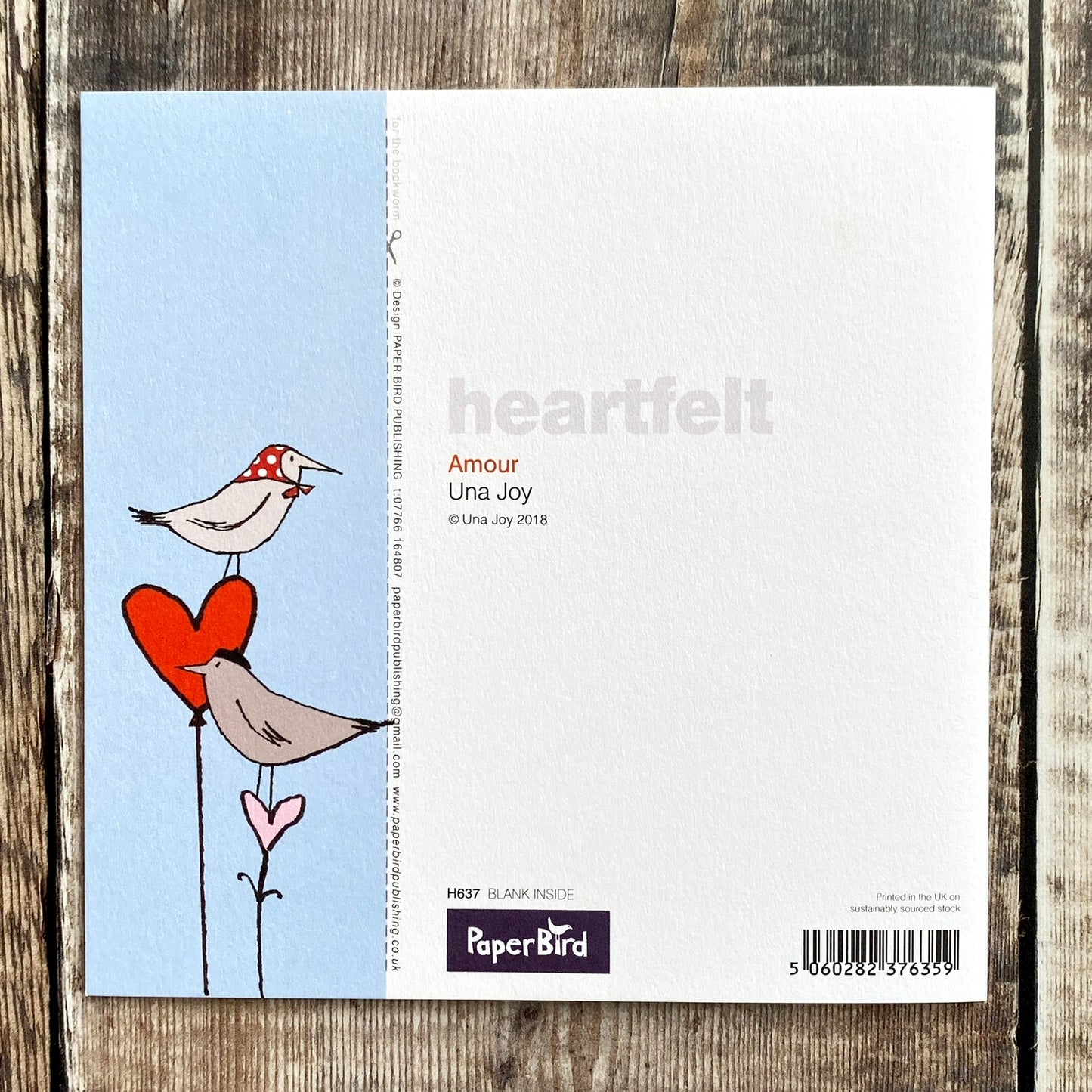 Amour, Una Joy H637