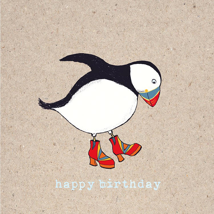 Birthday Puffin Boots Una Joy FB298