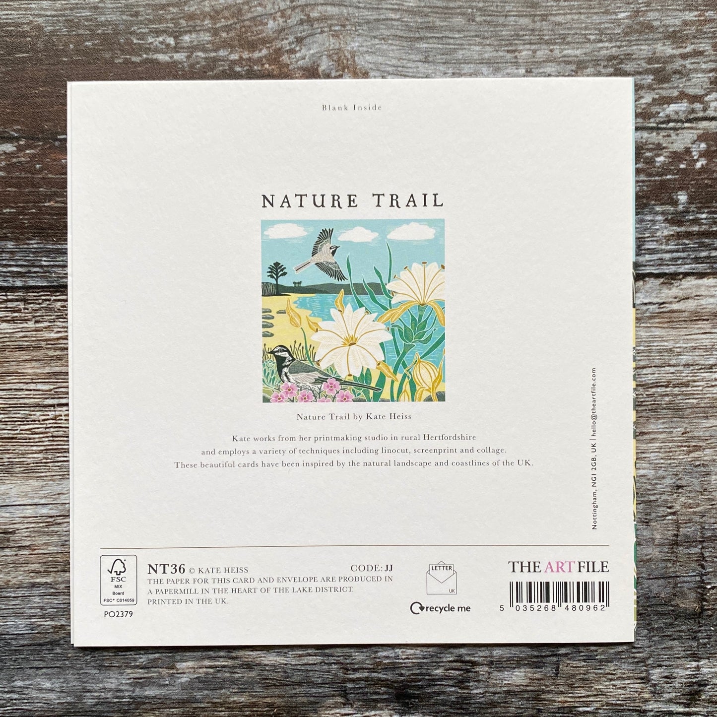 NEW Coastal Birds by Kate Heiss, Nature Trail NT36