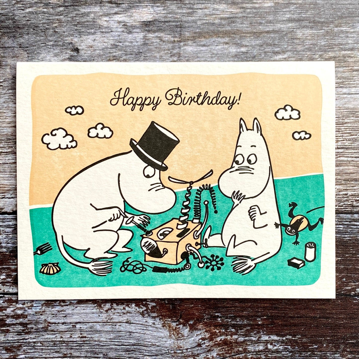 DIY Moomin Letterpress Card GLP084