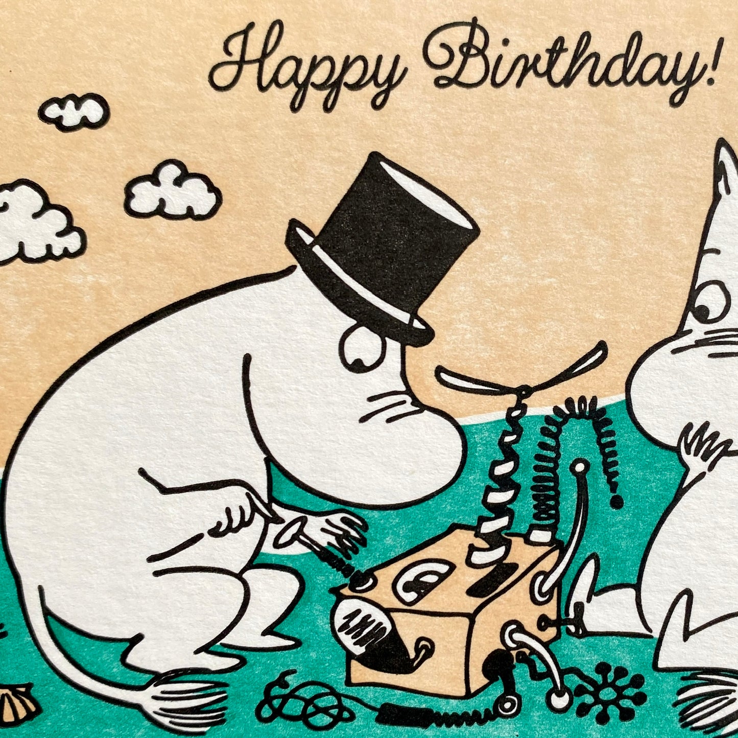 DIY Moomin Letterpress Card GLP084
