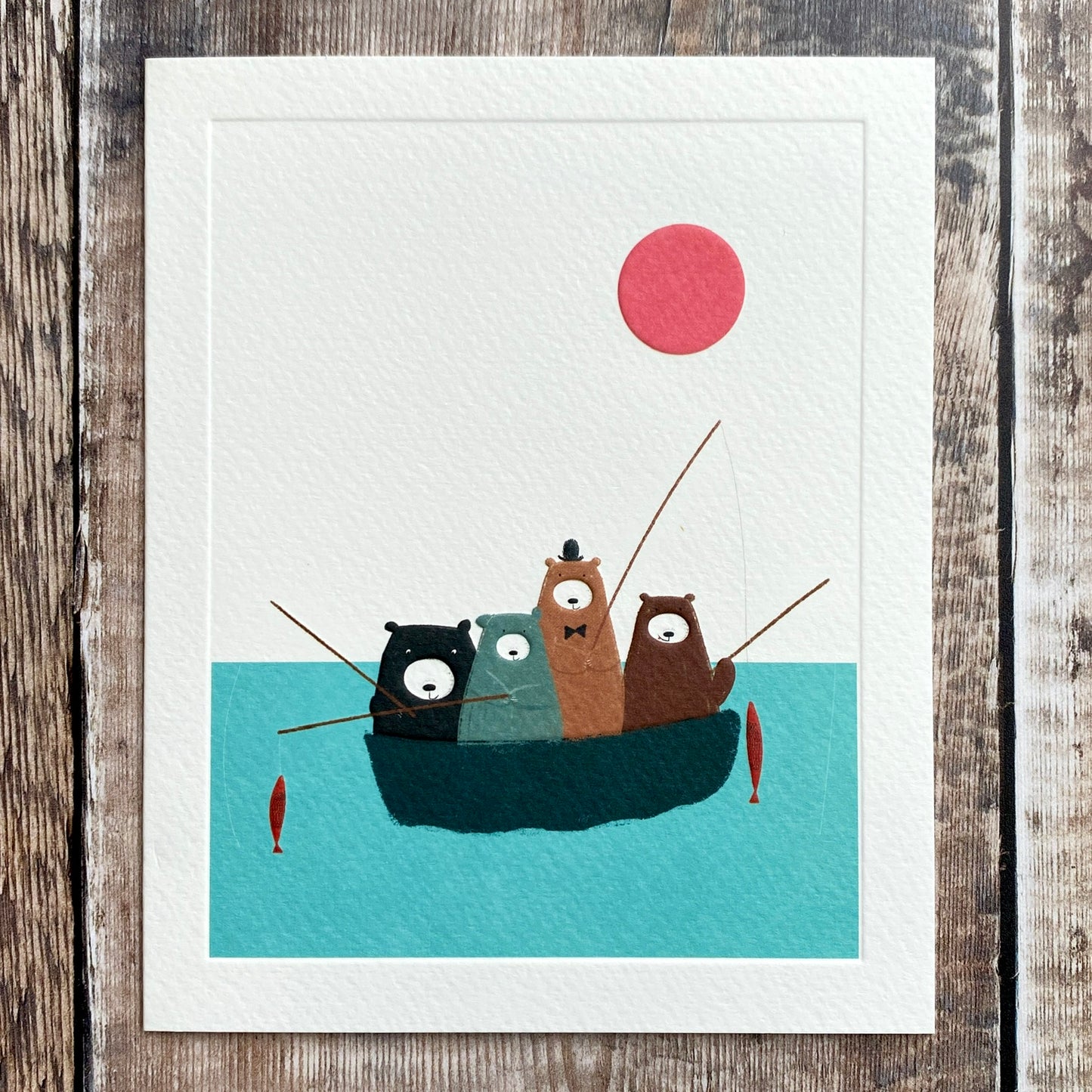 Fishing Bears by Robert Reader BE32