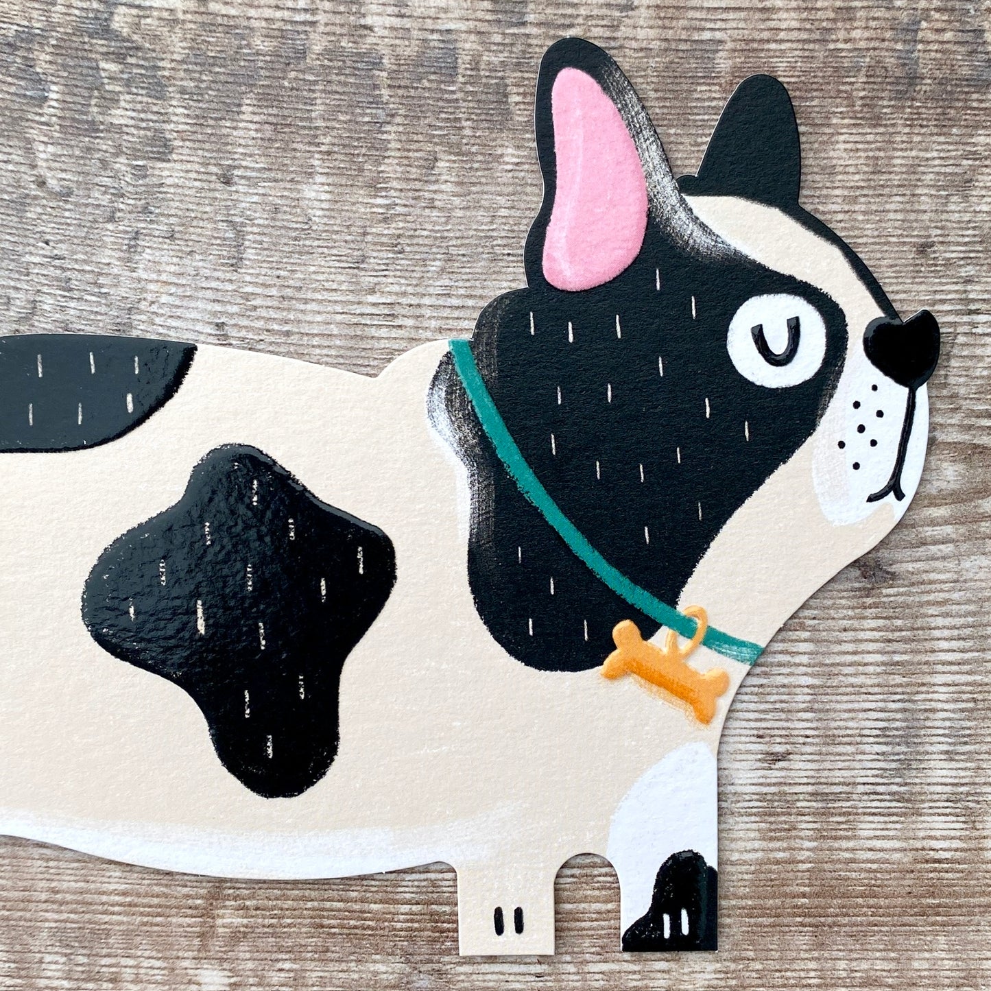 Die Cut French Bulldog, Pawsome PAW02