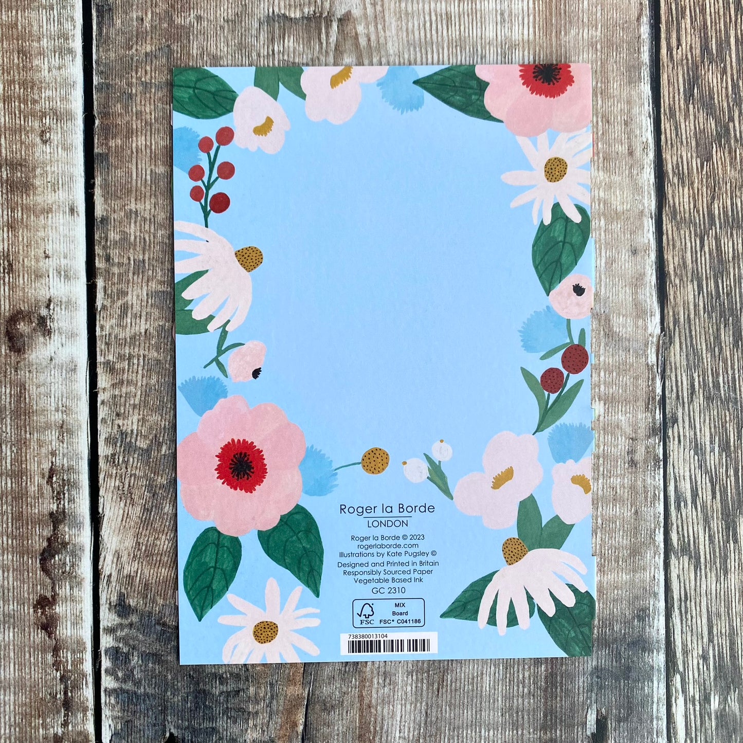Happy Birthday Big Pink Lasercut Card, Kate Pugsley GC2310