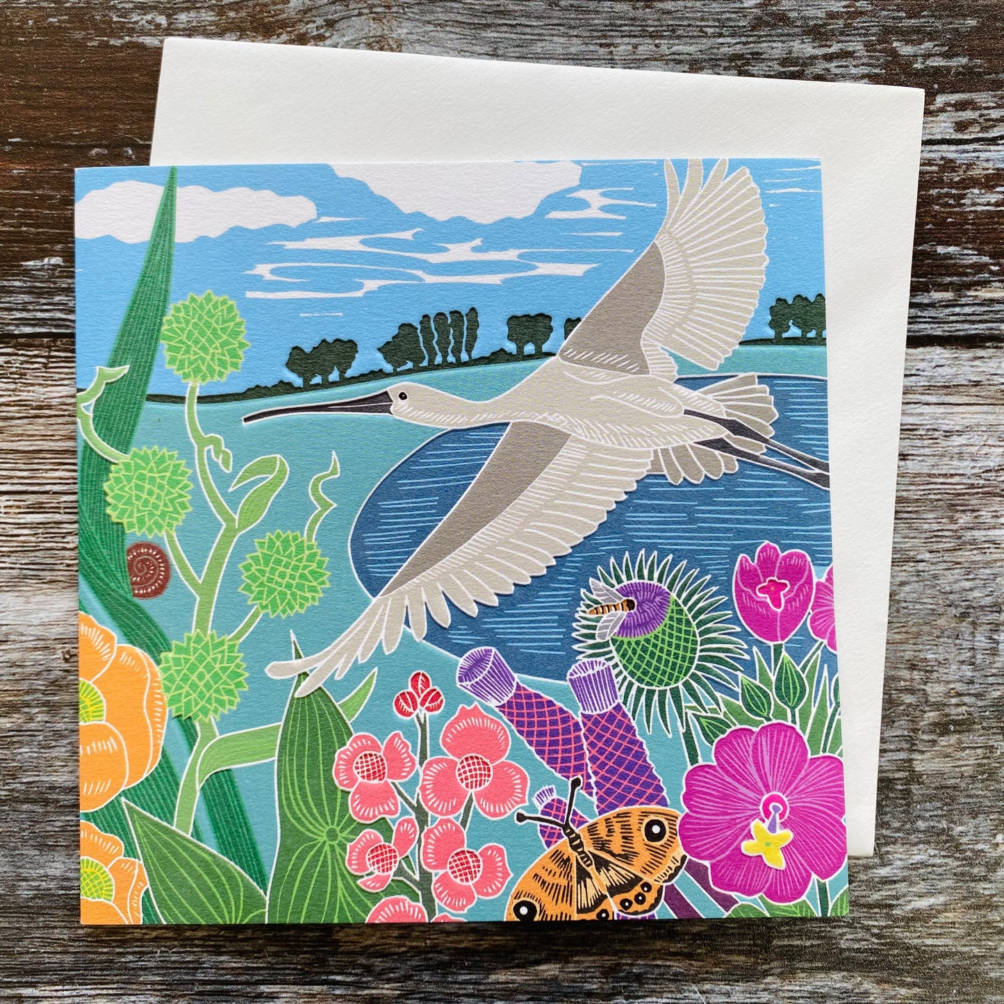 Spoonbill by Kate Heiss, Nature Trail NT23