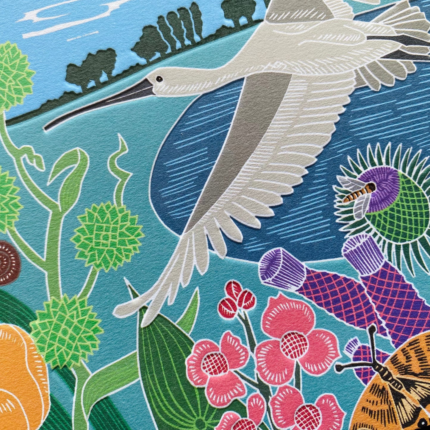 Spoonbill by Kate Heiss, Nature Trail NT23