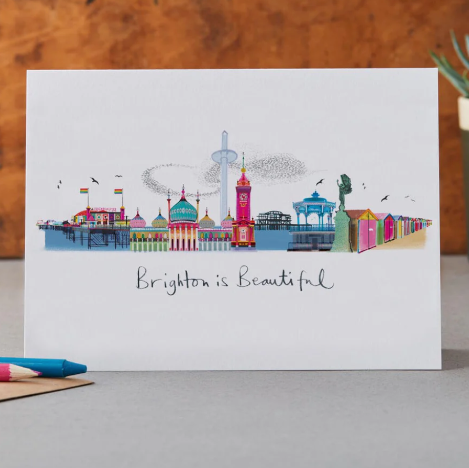 Landmarks Brighton is Beautiful by Ilona Drew LMO95