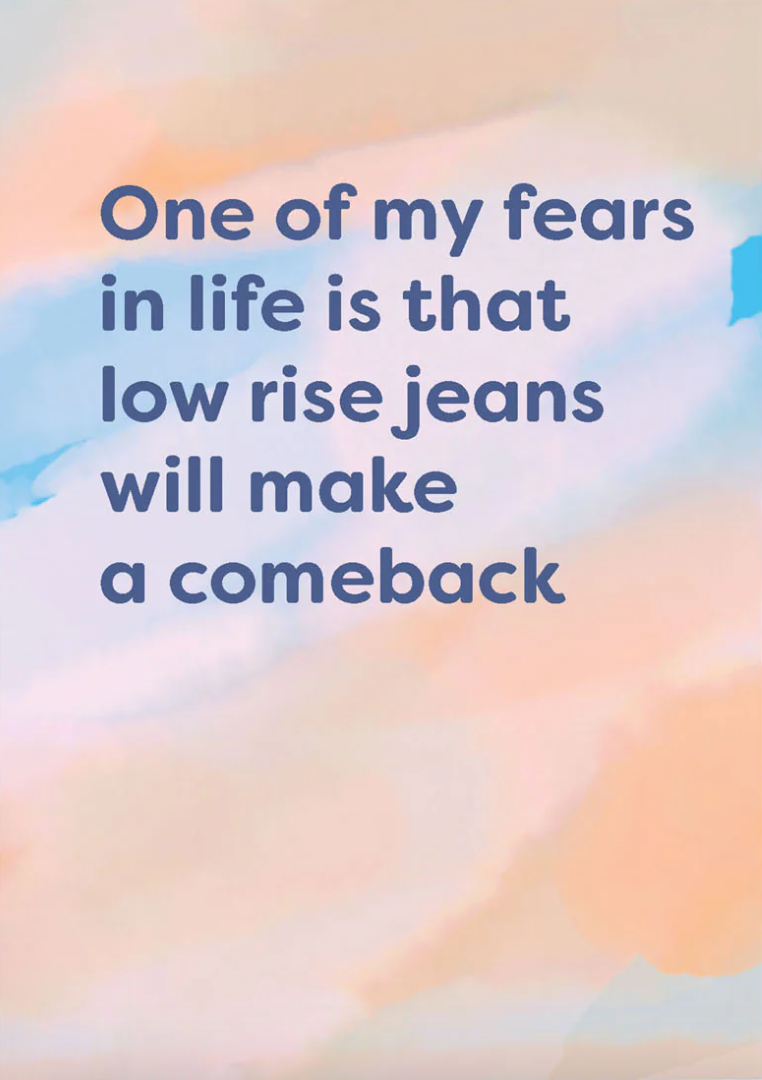 Low Rise Jeans, Colour me Happy, CH1875