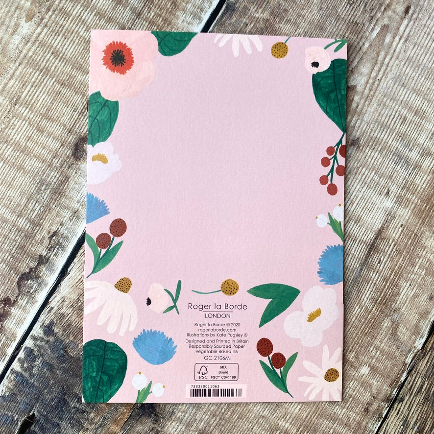 Mother's Day Bouquet Lasercut Card by Kate Pugsley GC2106M