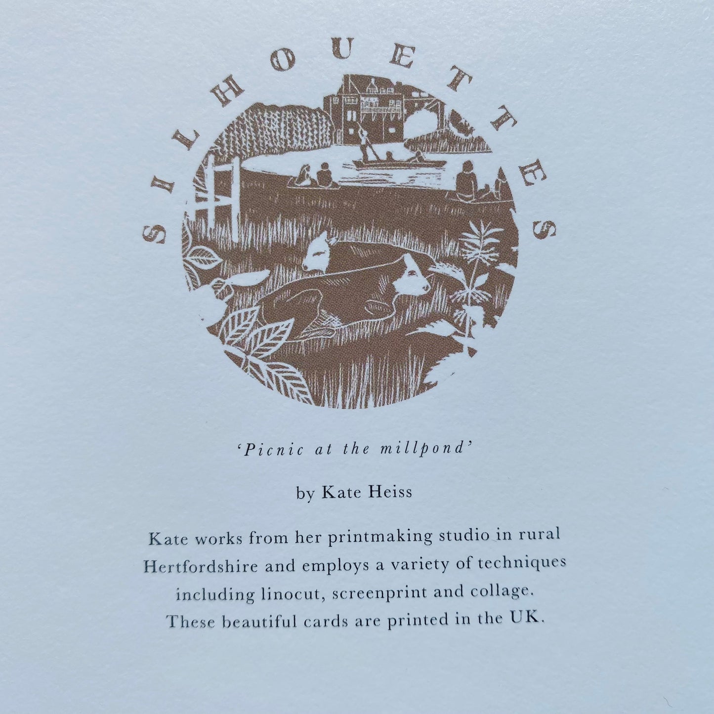 Picnic at the Mill Pond by Silhouettes, Kate Heiss SH02