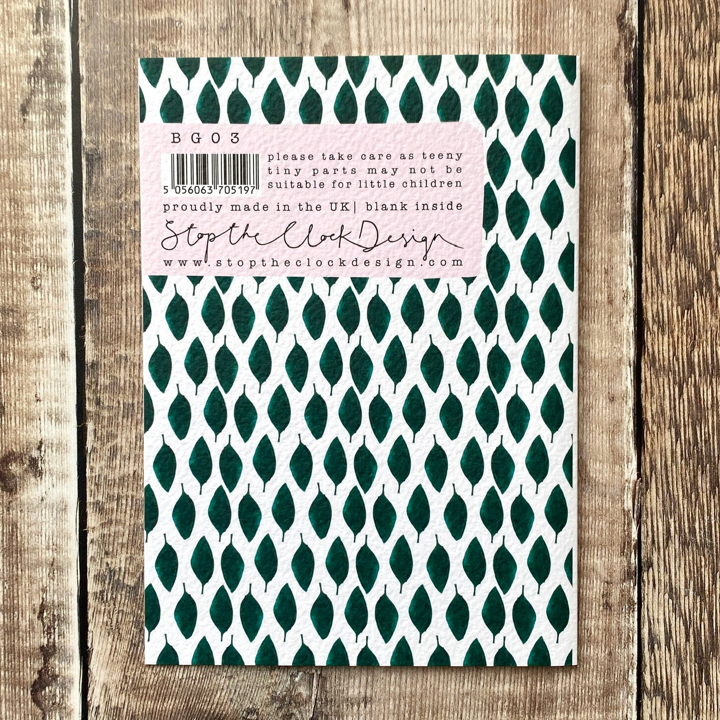 Pots of Love Mother's Day Card by Stop the Clock BG03