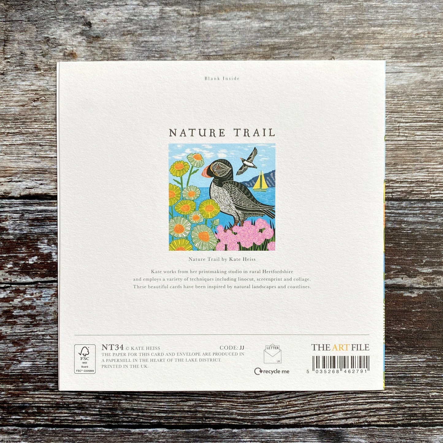 Puffin by Kate Heiss, Nature Trail NT34