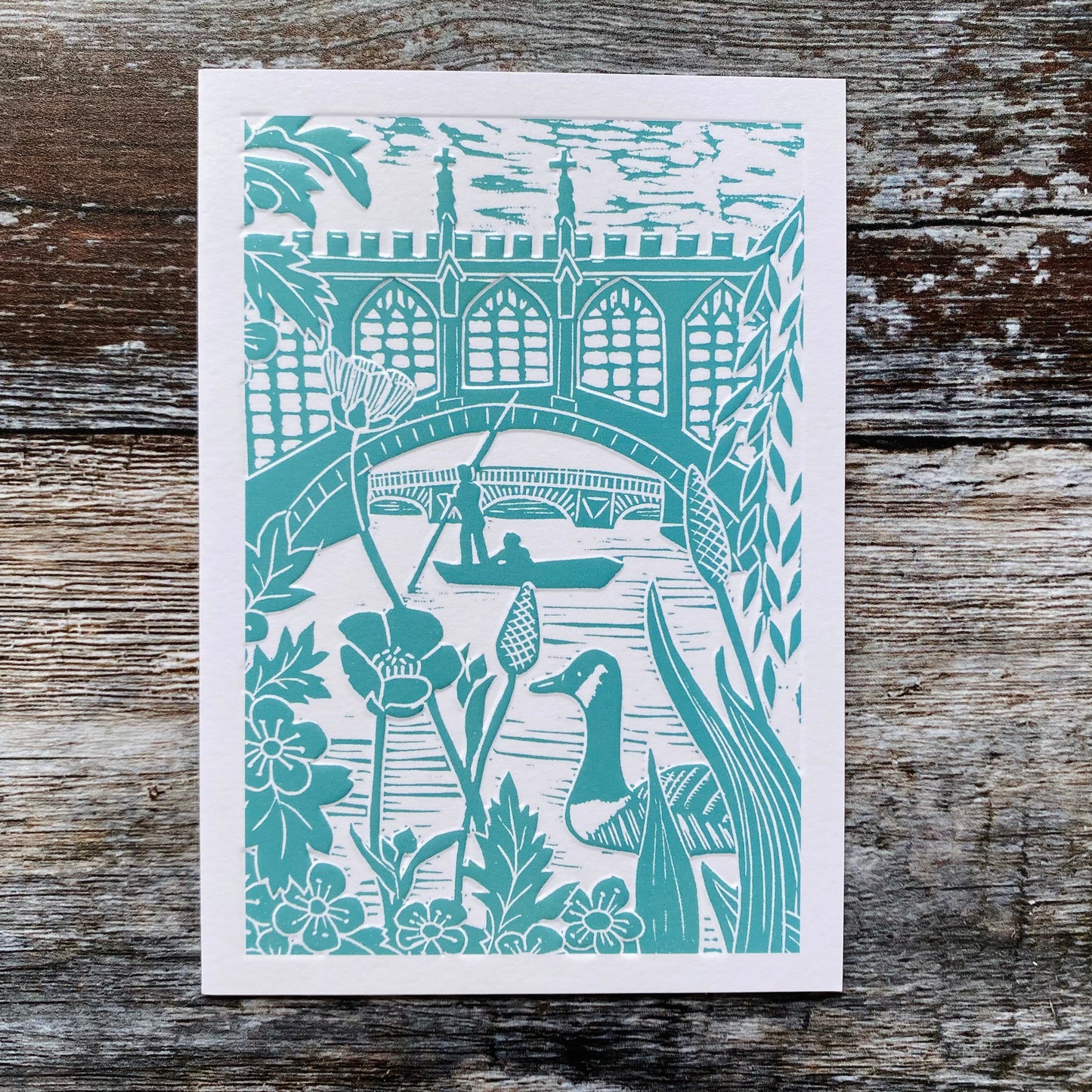 Punting at Cambridge by Silhouettes, Kate Heiss SH01