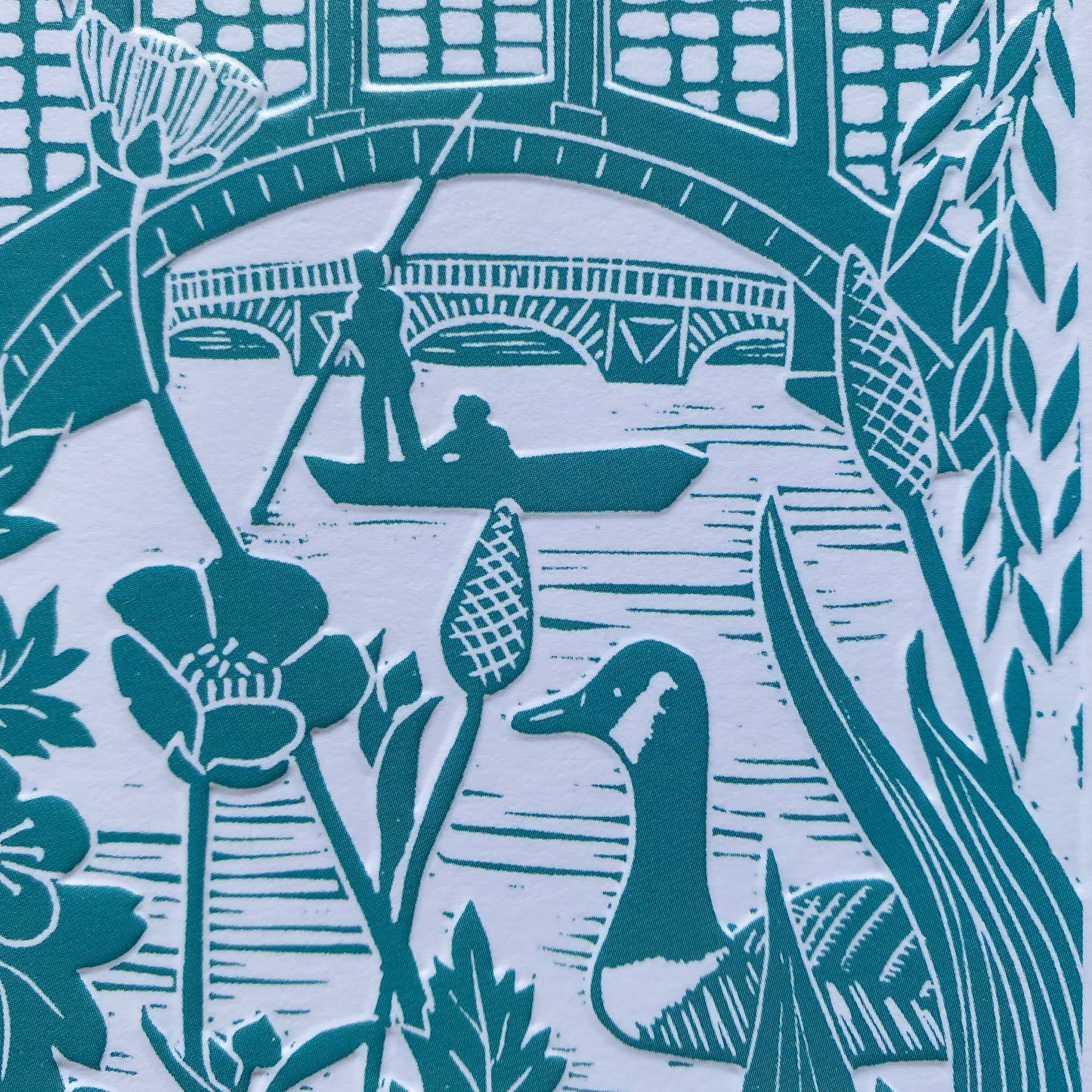 Punting at Cambridge by Silhouettes, Kate Heiss SH01