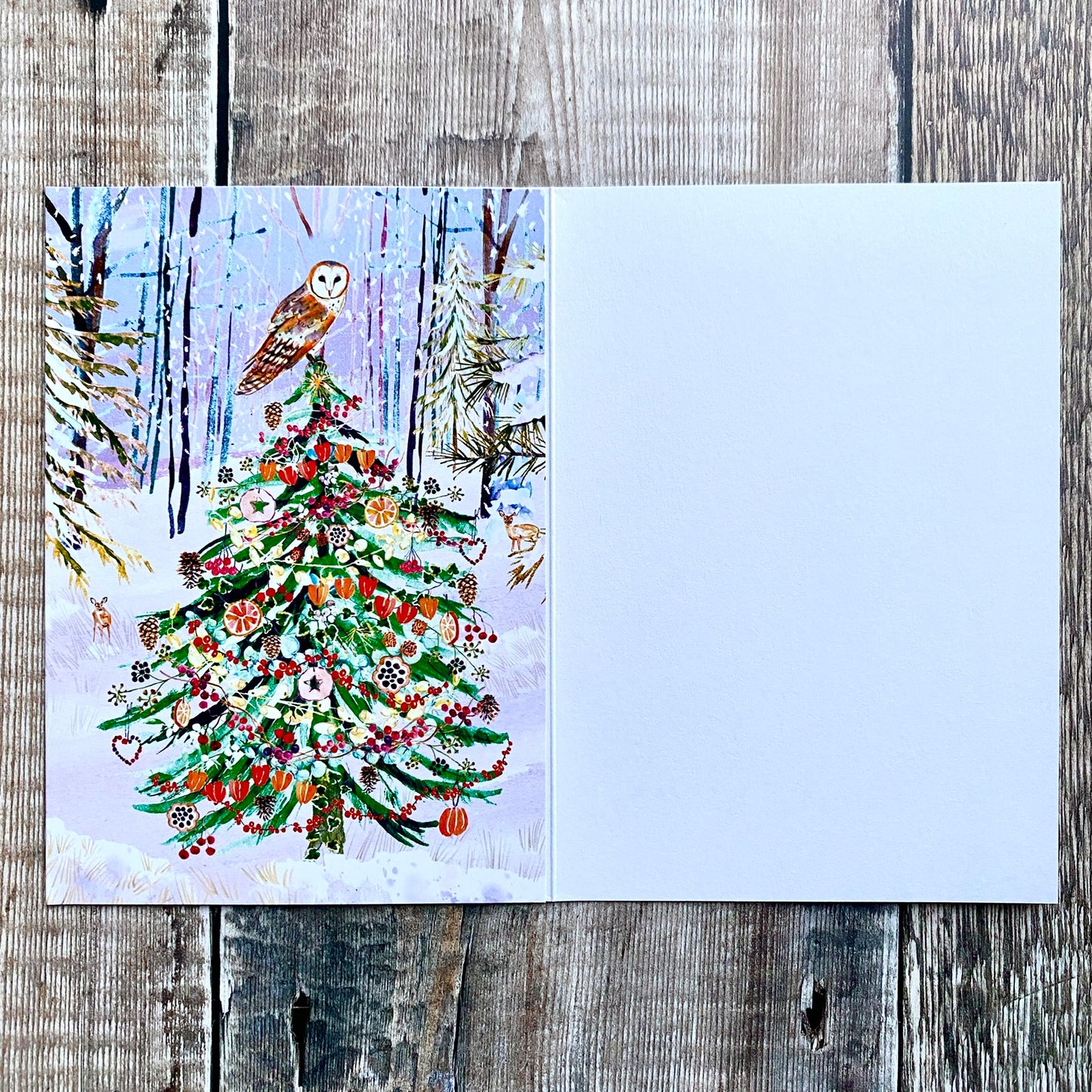Wild Winters Song Woodland Animals Mini Advent Calendar Card ACC106