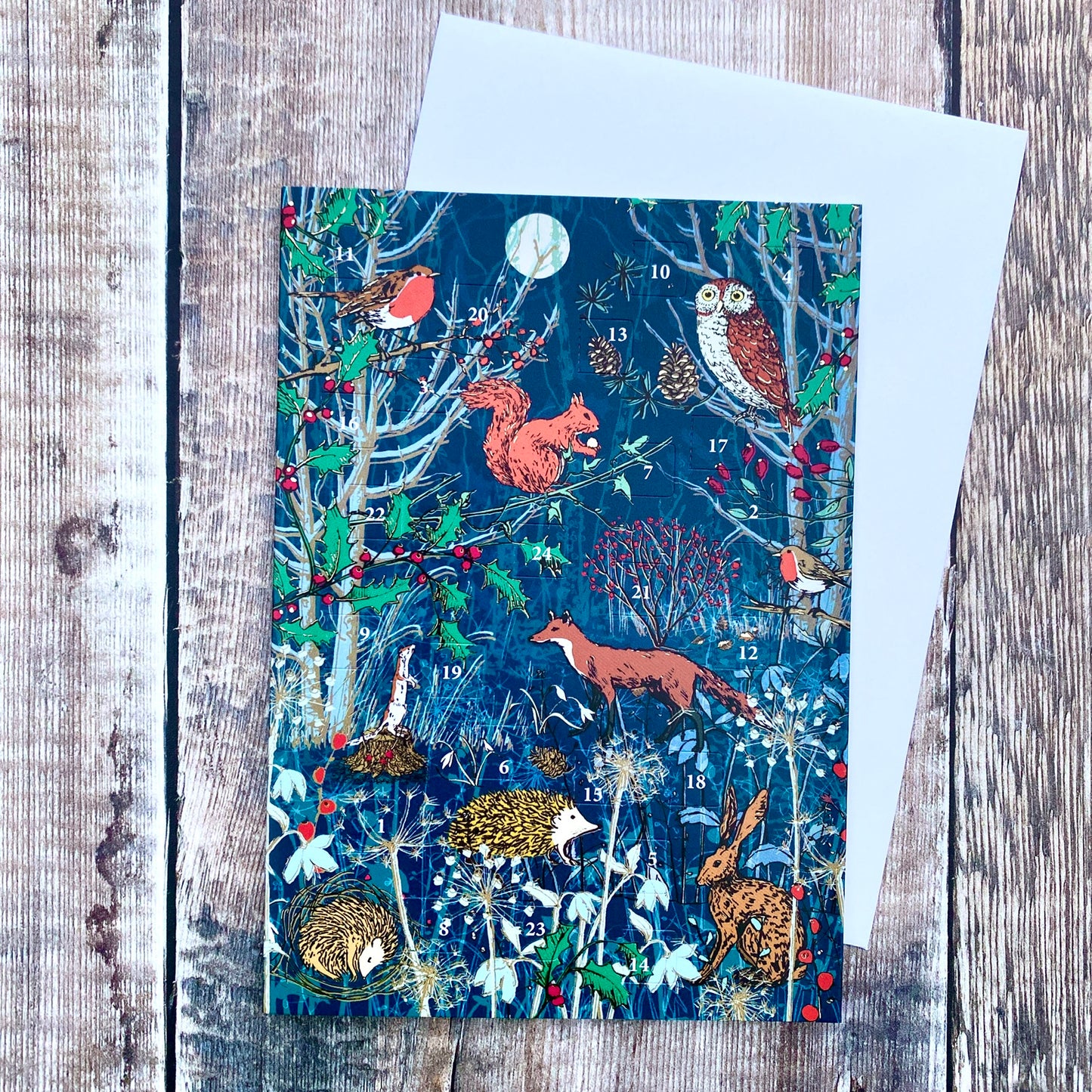 Winters Tale Mini Advent Calendar Card ACC102