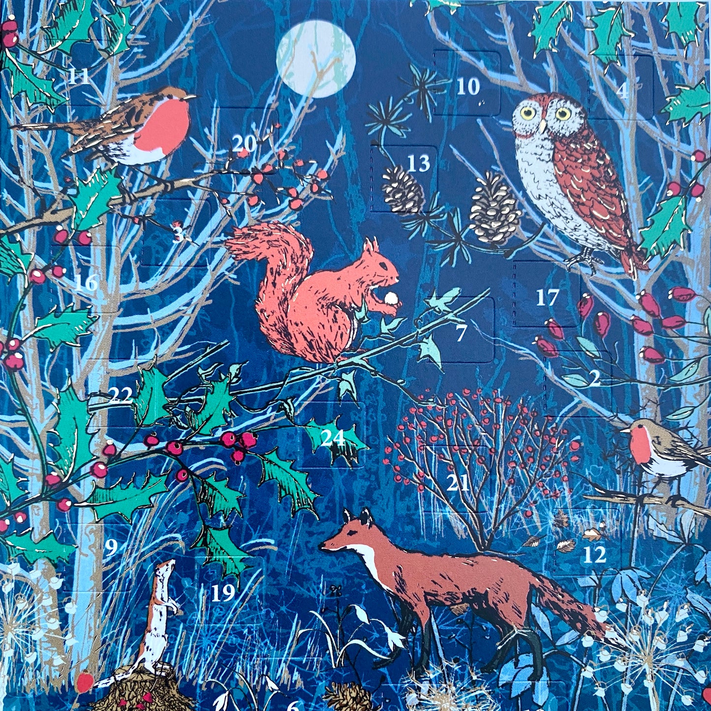 Winters Tale Mini Advent Calendar Card ACC102