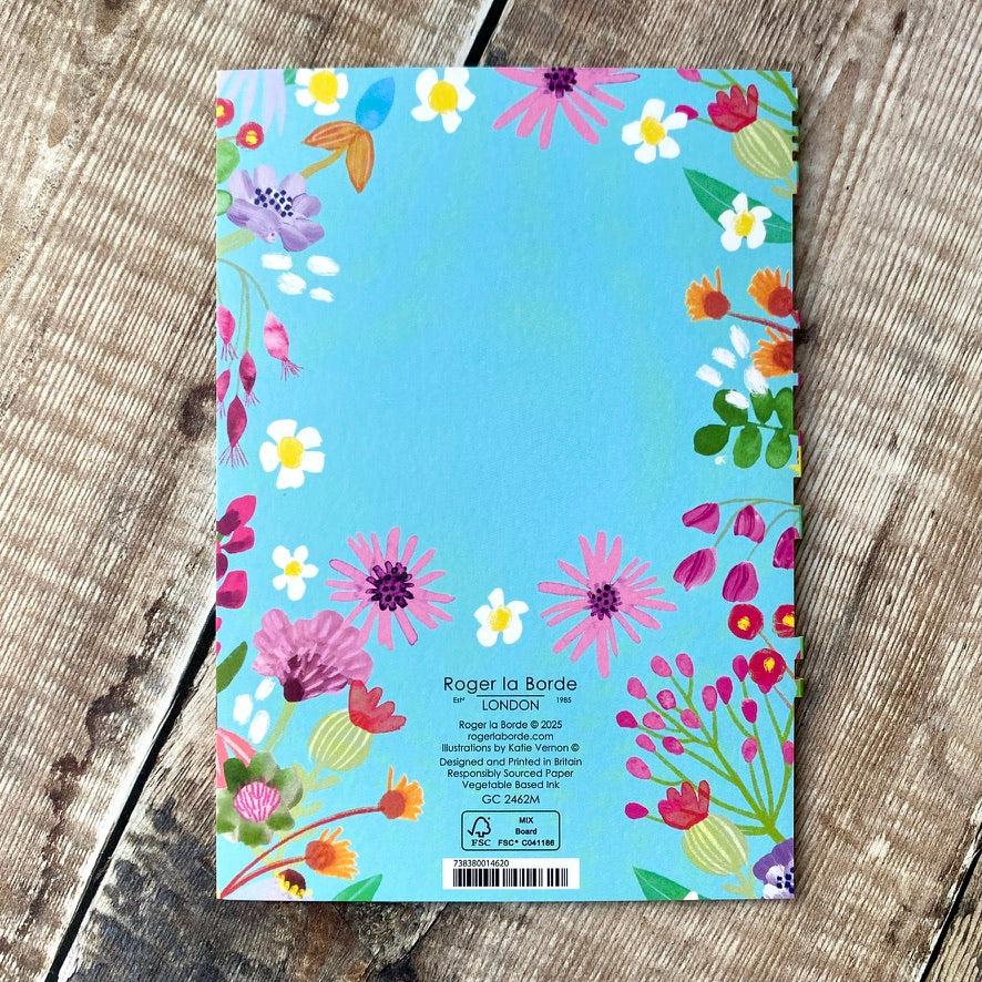 Vase of Blooms Mother's Day Lasercut Card by Katie Vernon GC2462M