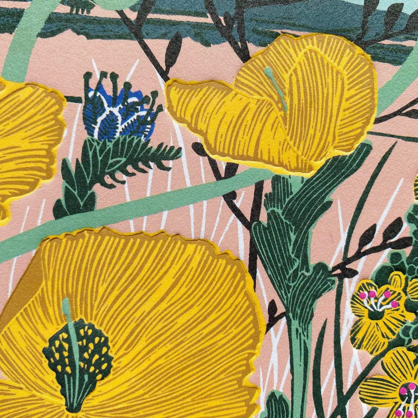 Yellow Horned Poppies by Katie Heiss, Nature Trail NT04