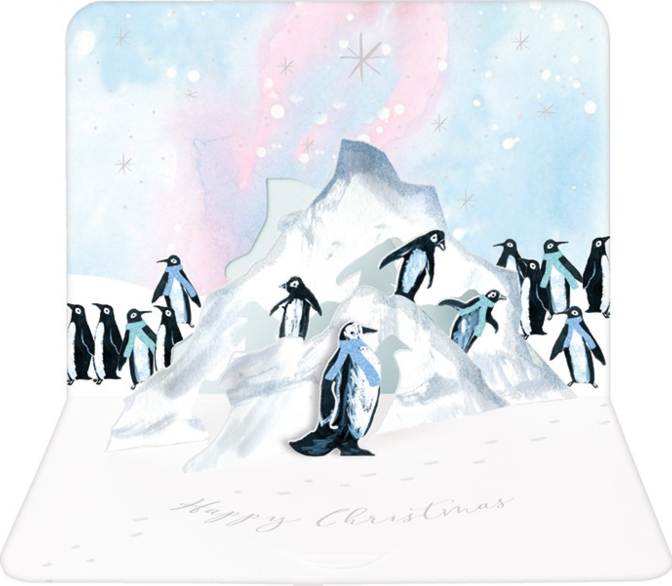 3D Pop Up Christmas Penguins by Form PPX21