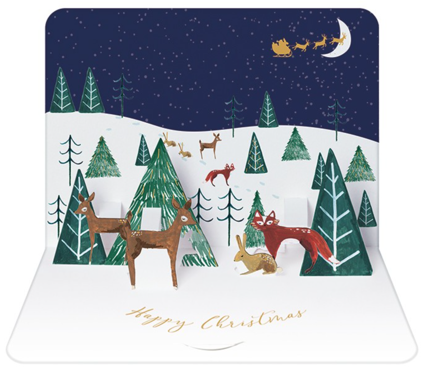 3D Pop Up Christmas Woodland by Form PPX22