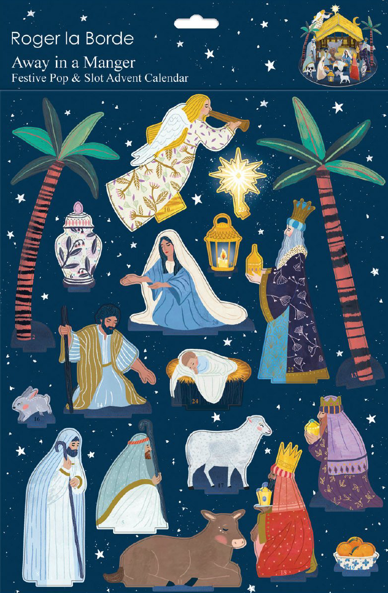 Away in a Manger Pop and Slot Advent Calendar POP073