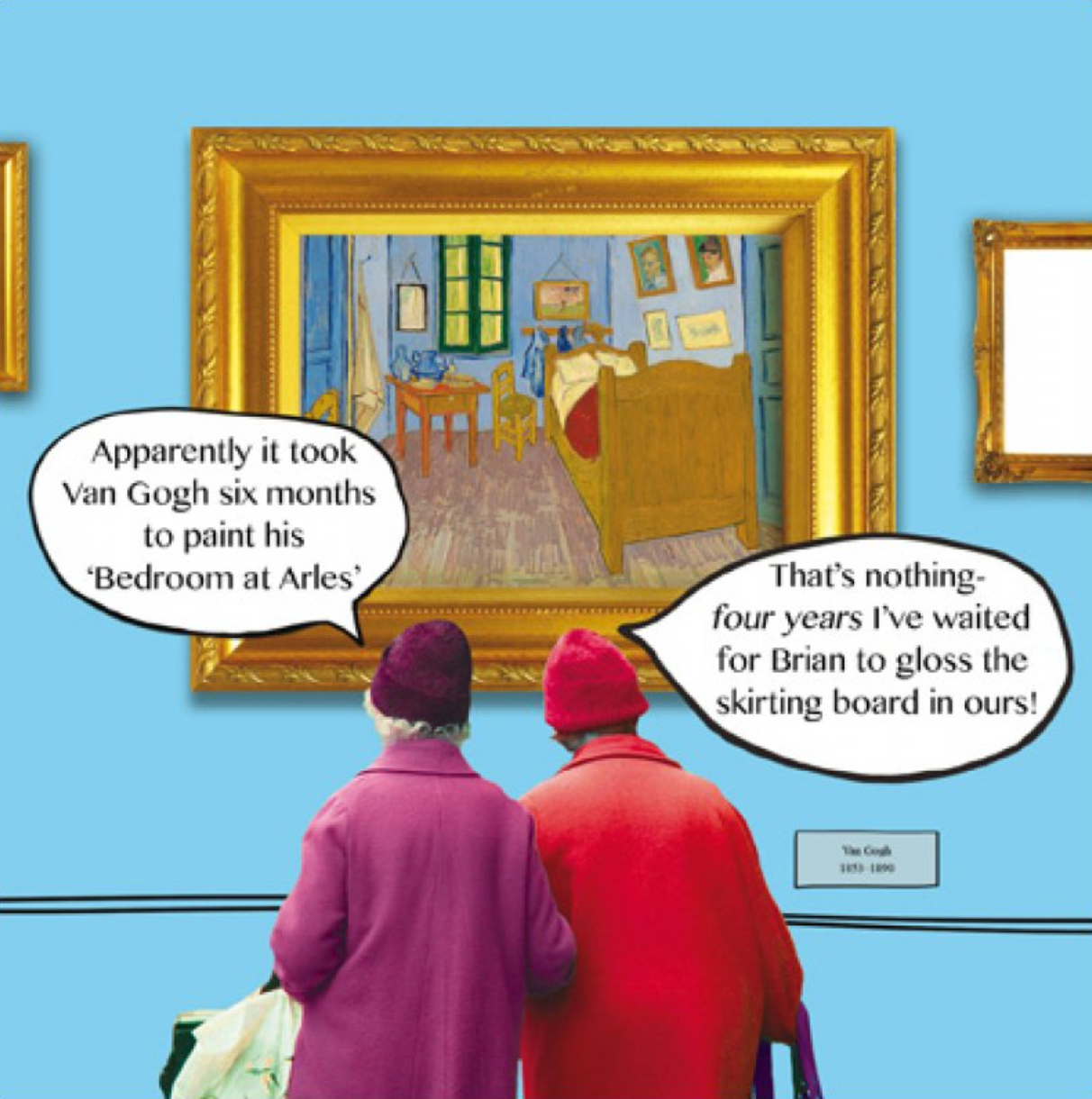 Skirting Boards (The Bedroom by Vincent Van Gogh) Irene and Gladys 069641