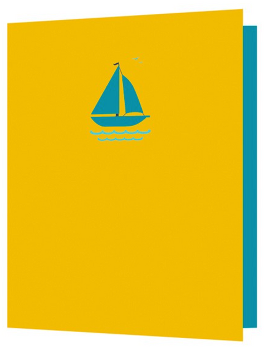 Sailing Boat, Bright New Things Mini Card, BNT31