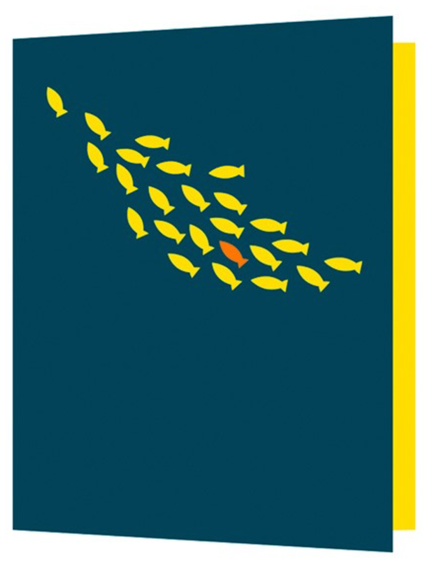 Fish Shoal, Bright New Things Mini Card, BNT30