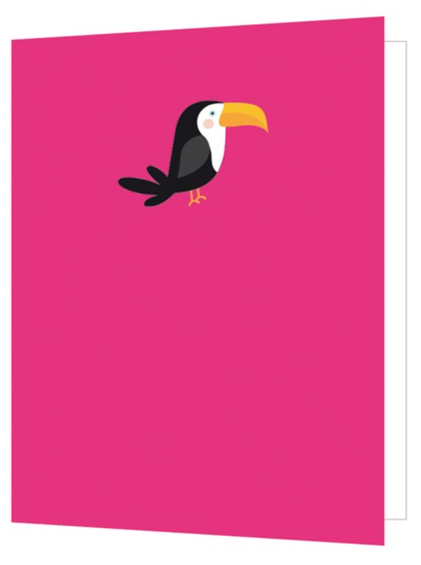 Toucan, Bright New Things Mini Card, BNT50