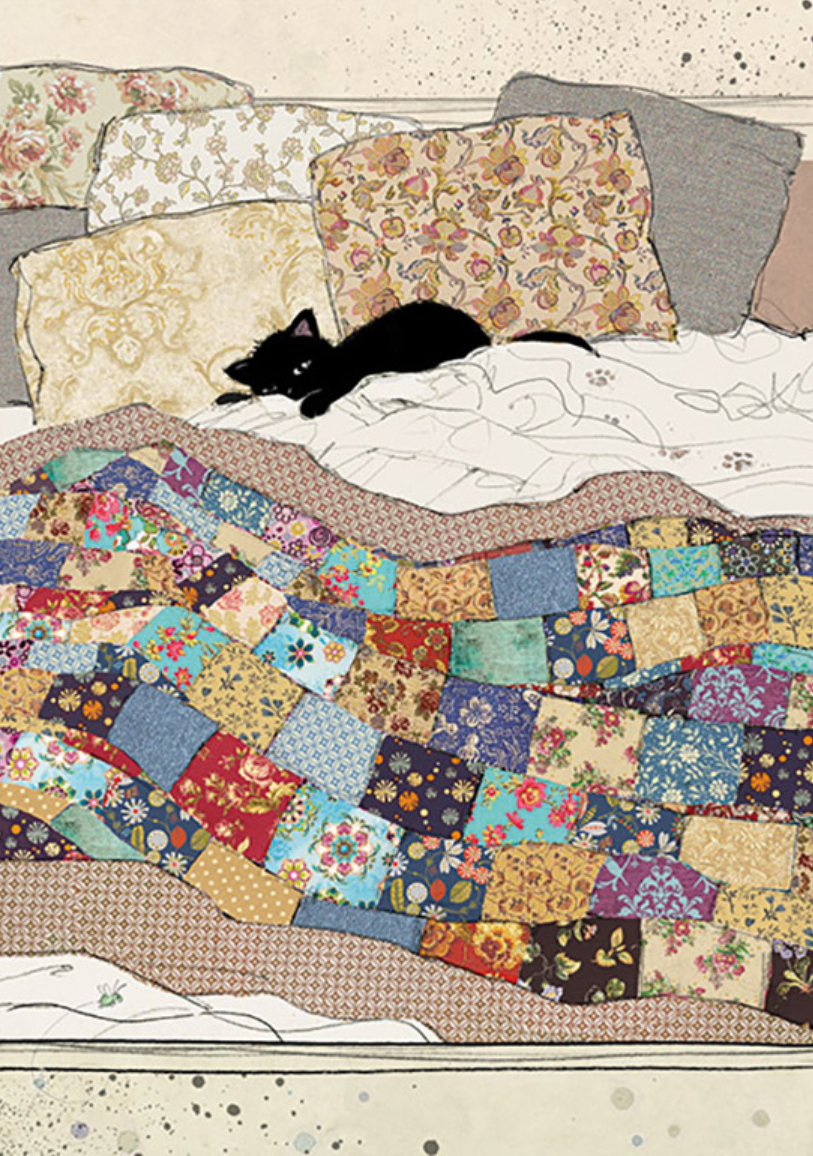 Bed Kitty by Jane Crowther H030