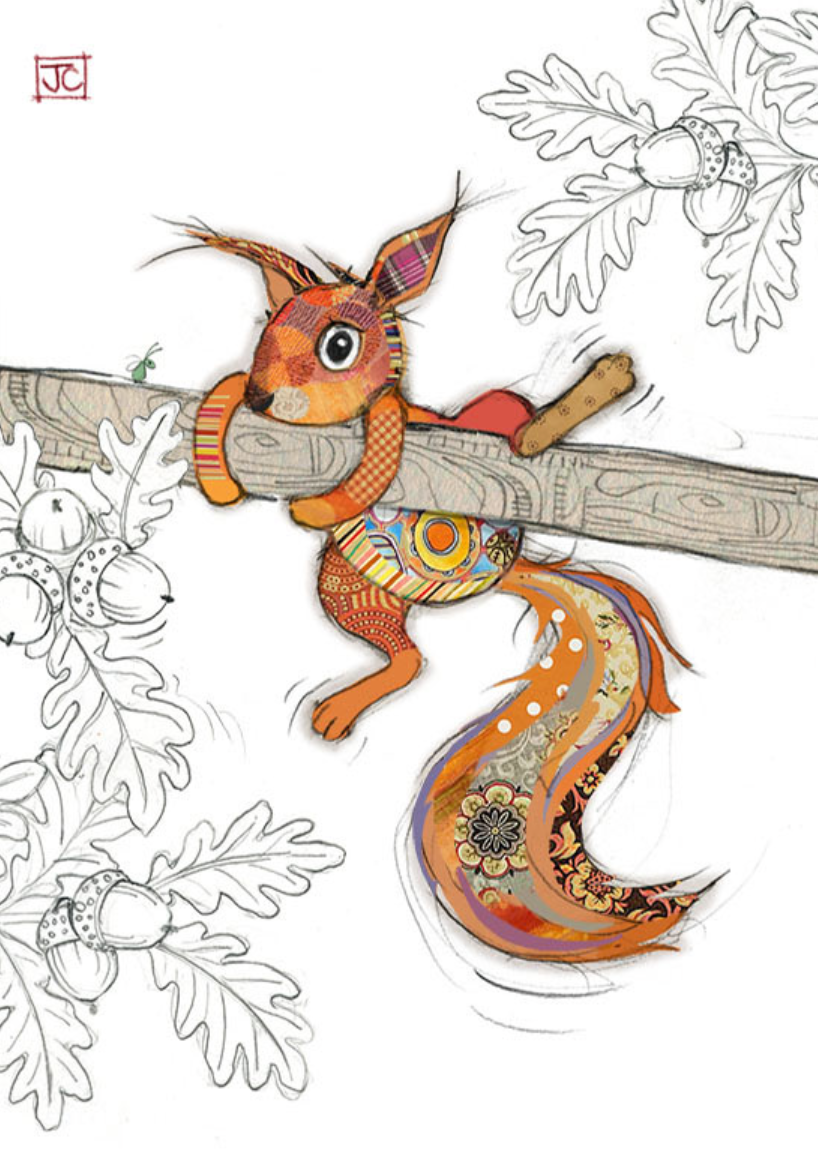 Sammy Squirrel by Jane Crowther G036