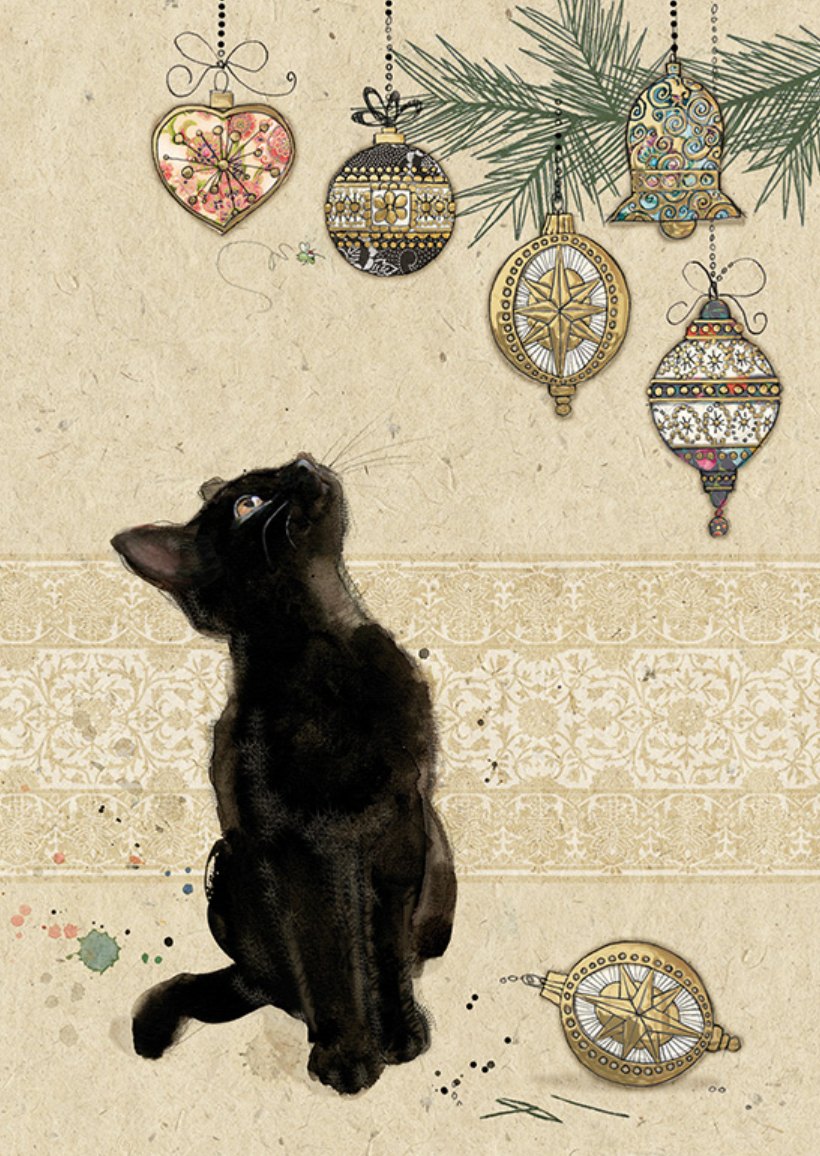 Cat and Baubles Pack (Five Cards) DC022