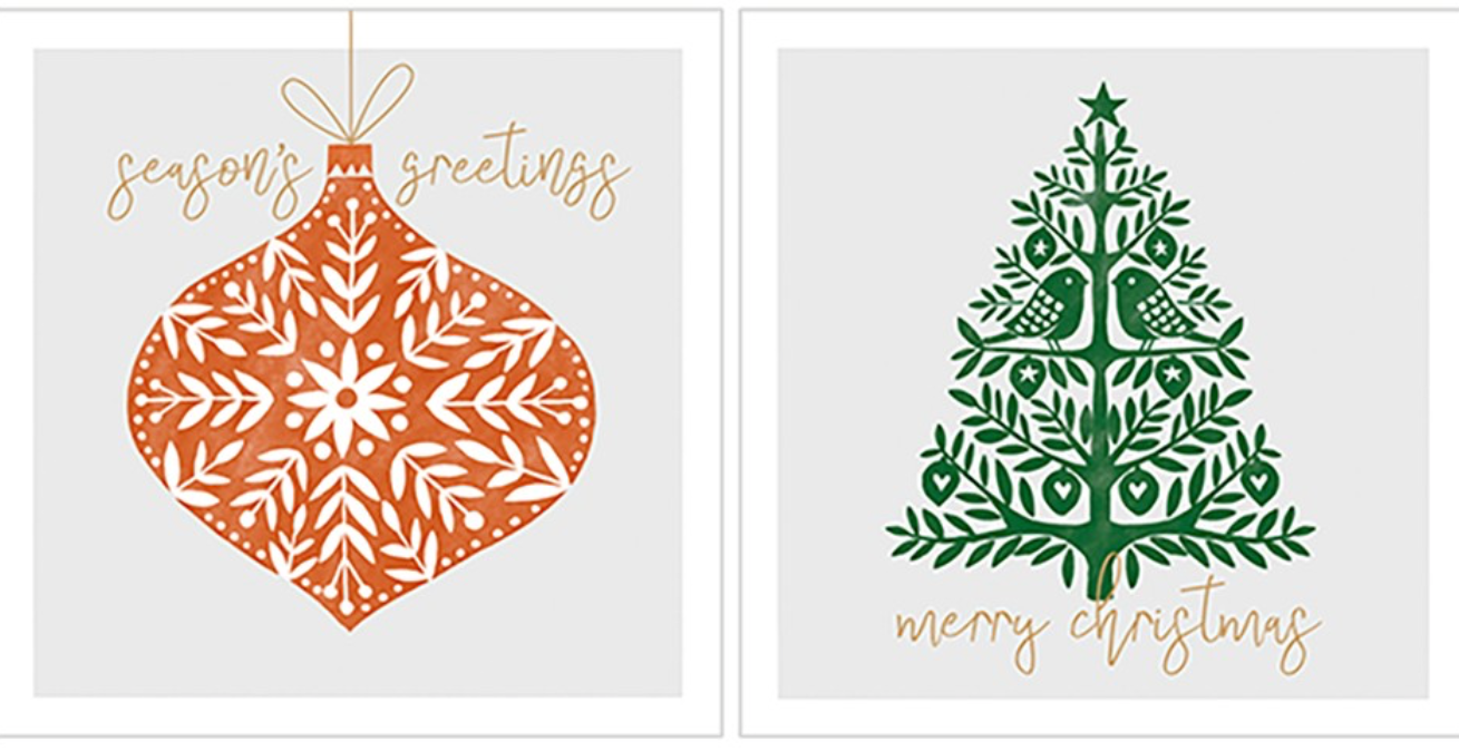 Contemporary Christmas Pack (Ten Cards) WAX63