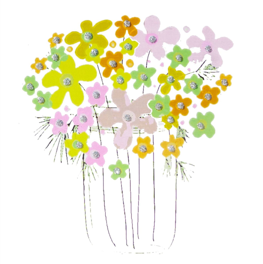 Jam Jar Flowers, Heather Martin 284W