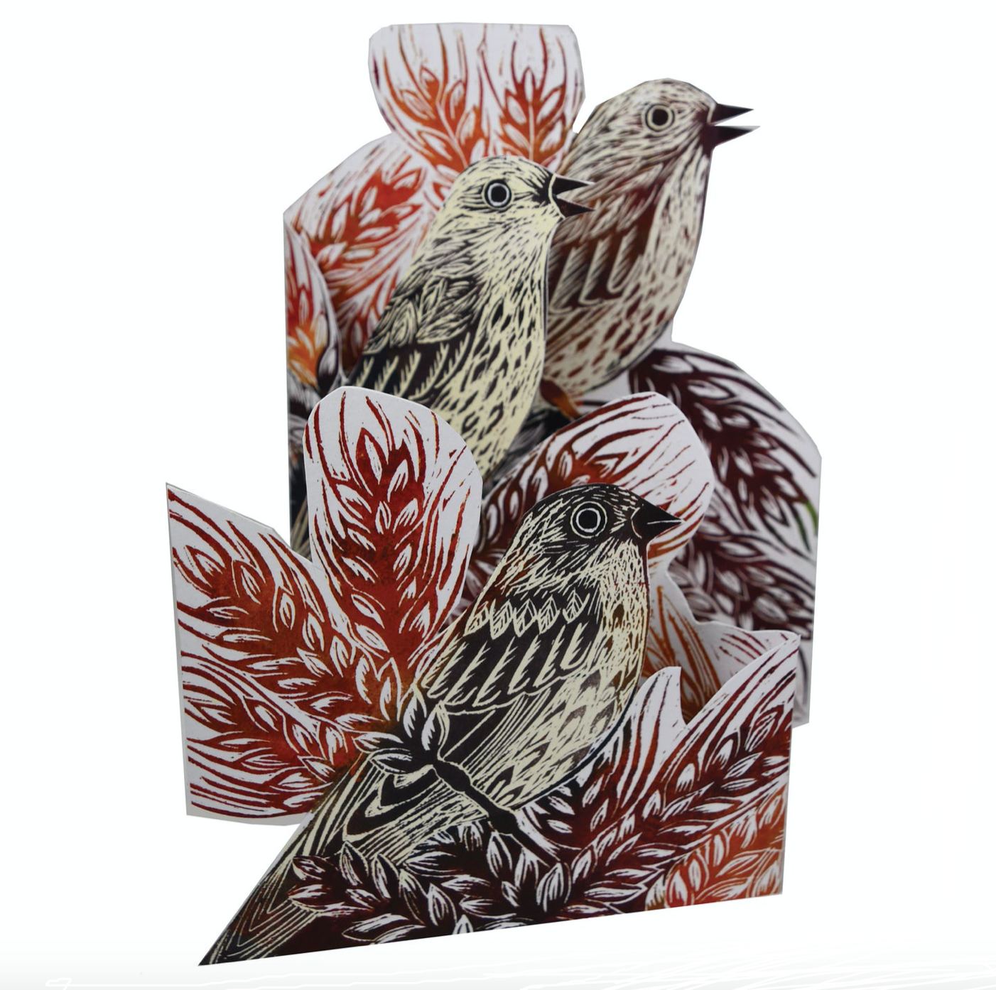 3D Corn Bunting by Printmaker Judy Lumley
