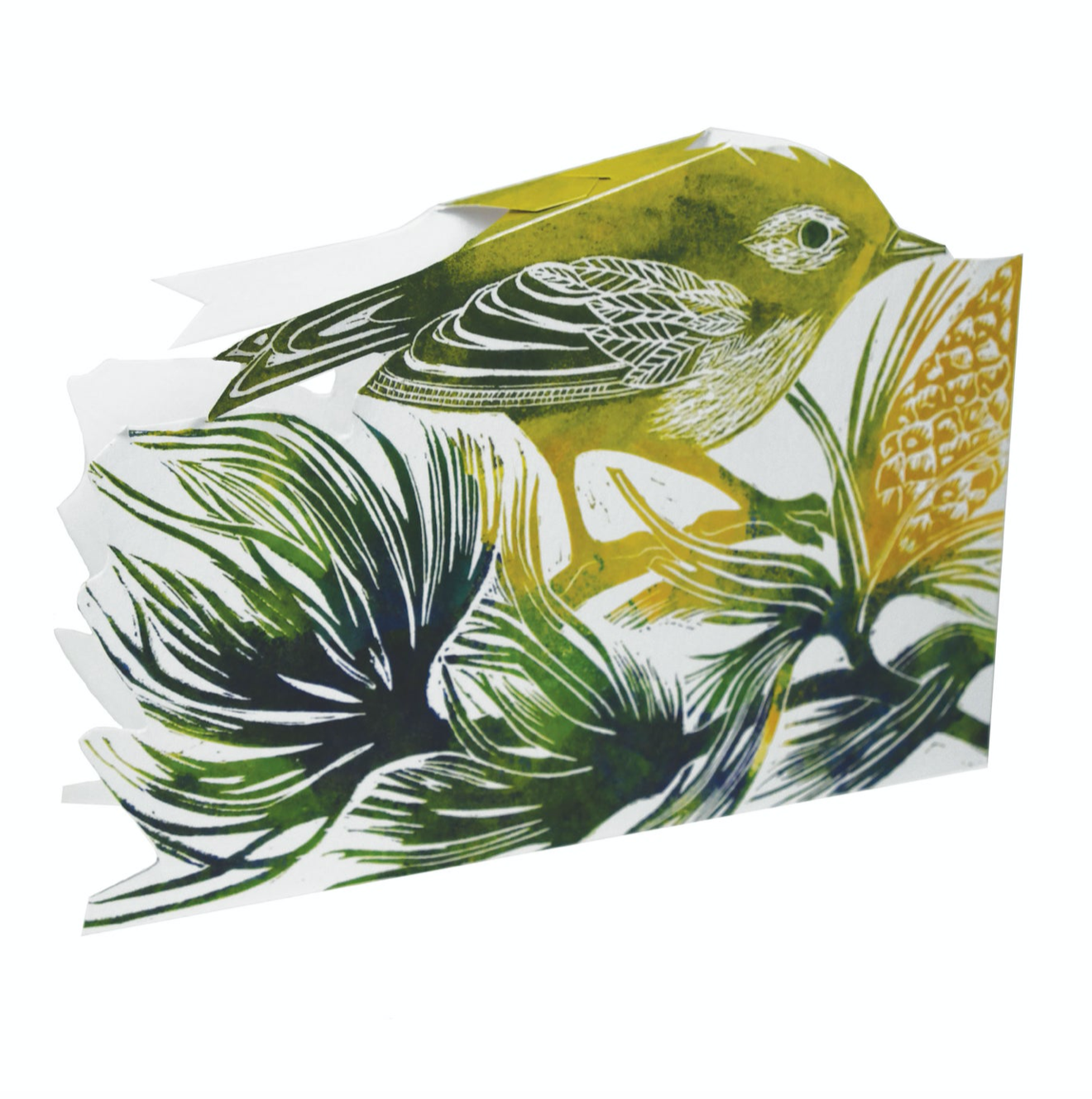 3D Gold Crest by Printmaker Judy Lumley