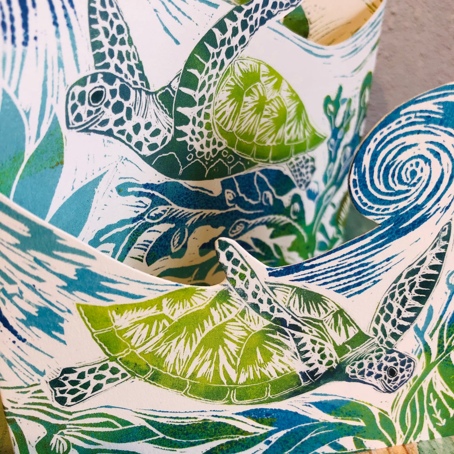 3D Turtles by Printmaker Judy Lumley