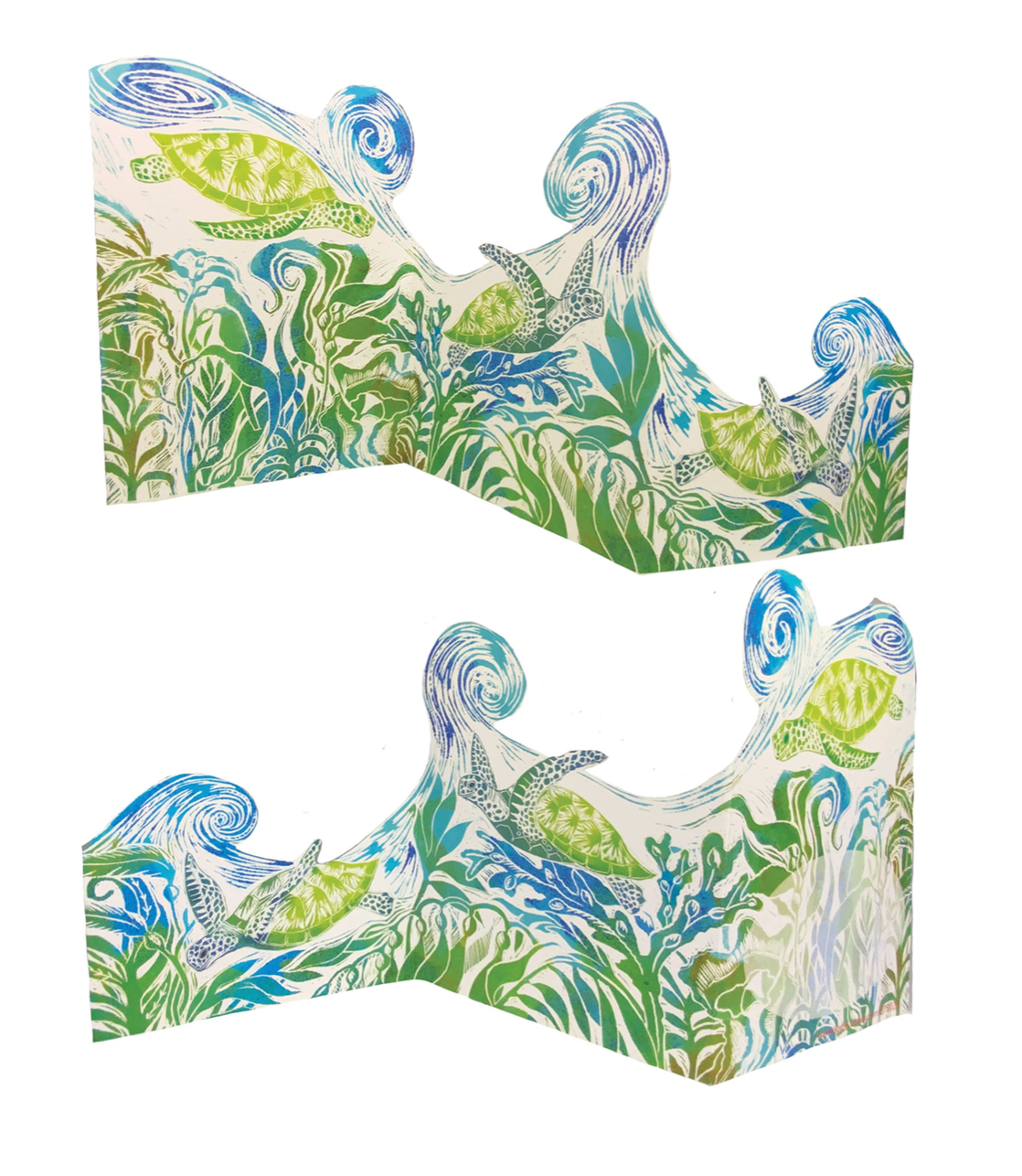 3D Turtles by Printmaker Judy Lumley