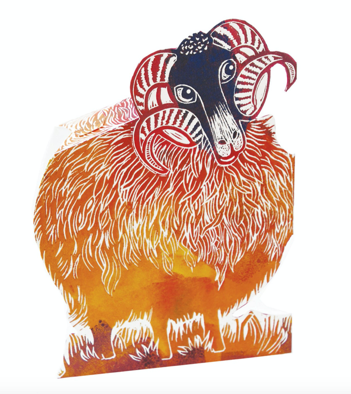 3D Ram by Printmaker Judy Lumley