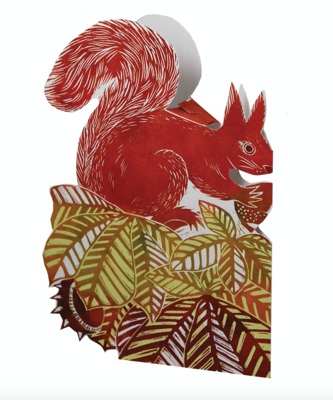 3D Squirrel by Printmaker Judy Lumley