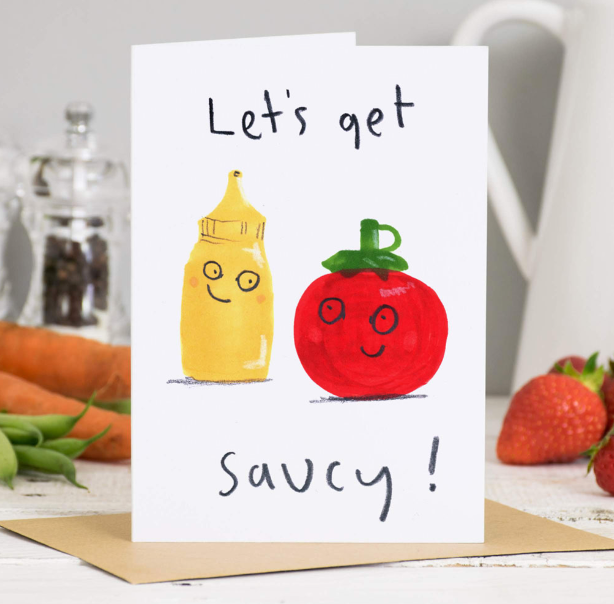 Let's get Saucy, Love Fruit and Veg 925