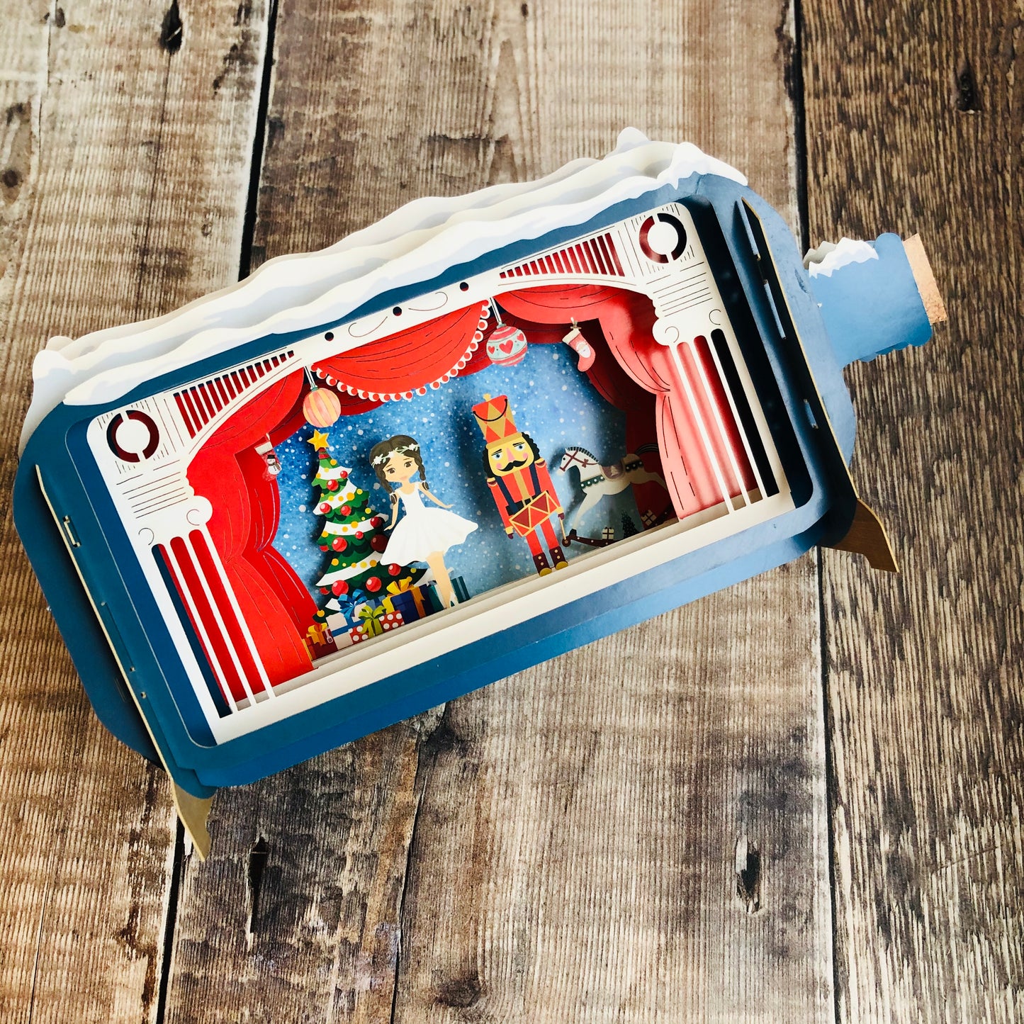 Message in a Bottle 3D Card The Nutcracker XMIB018