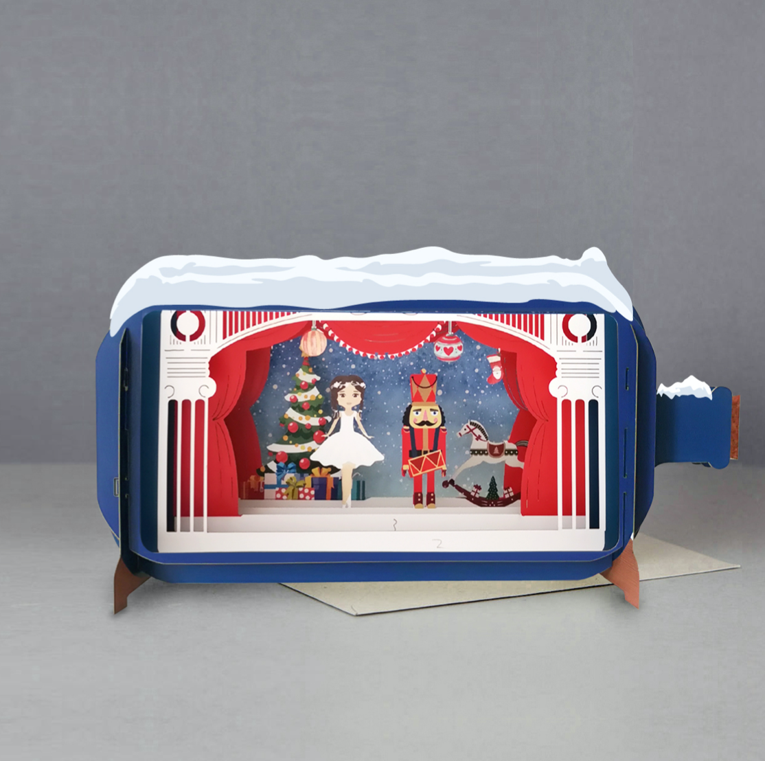 Message in a Bottle 3D Card The Nutcracker XMIB018