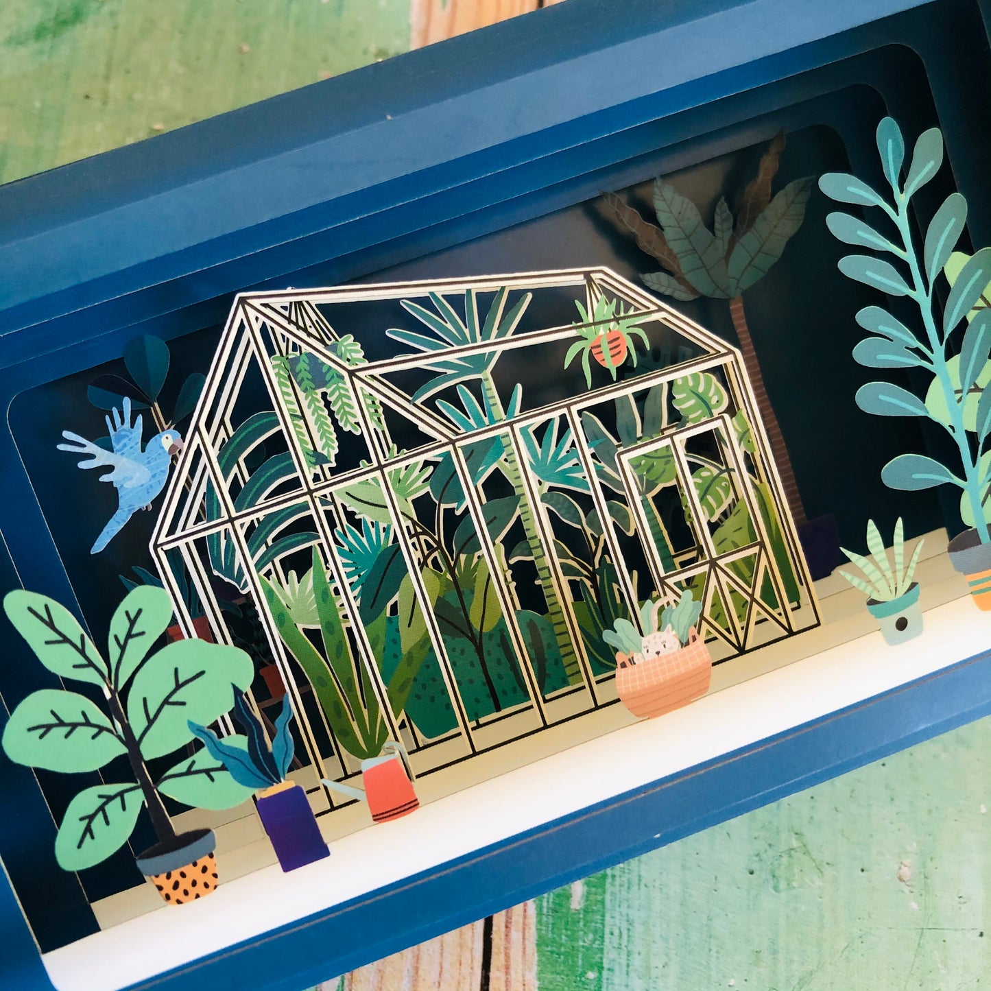 Message in a Bottle 3D Card - Greenhouse MIB117