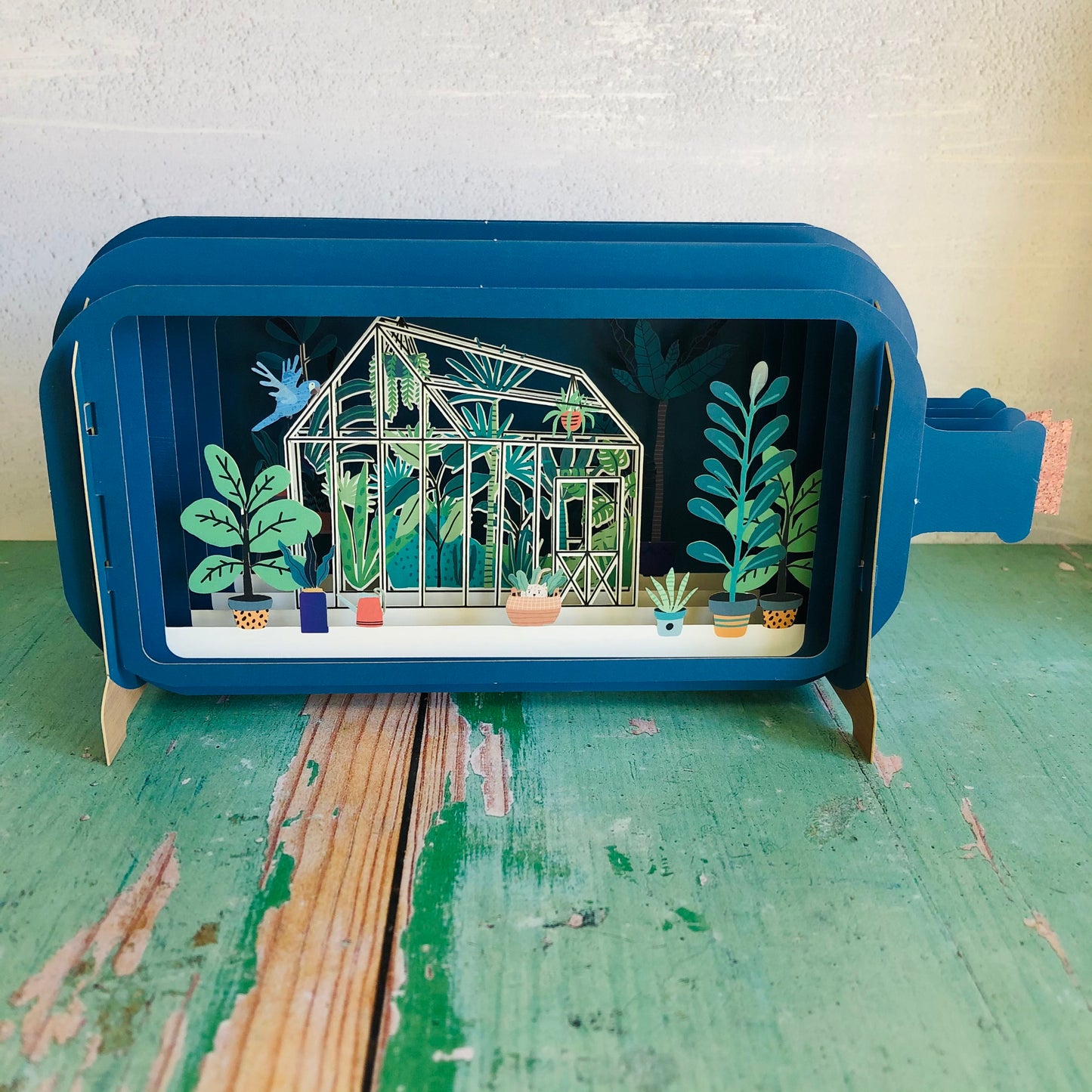 Message in a Bottle 3D Card - Greenhouse MIB117