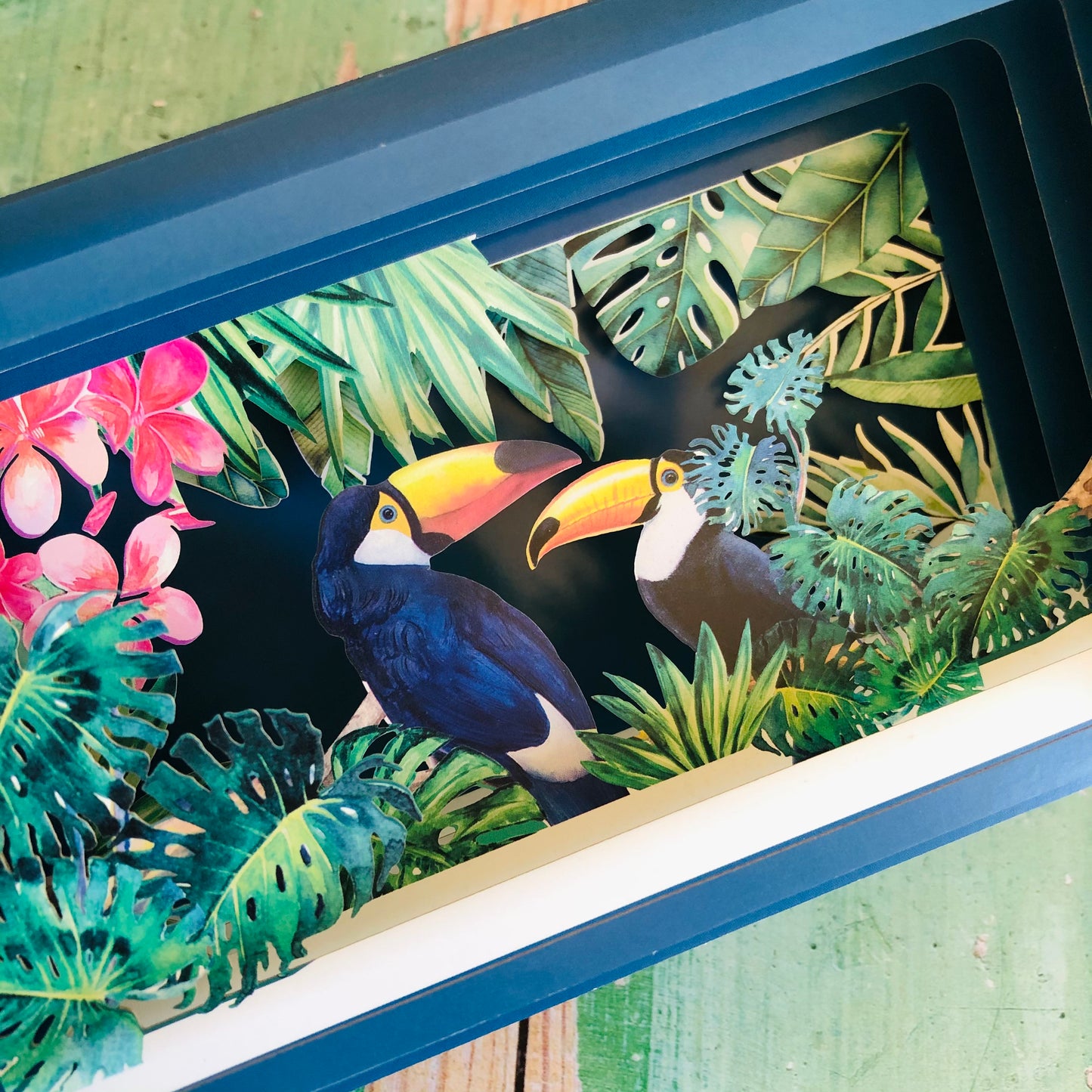 Message in a Bottle 3D Card - Toucan MIB125