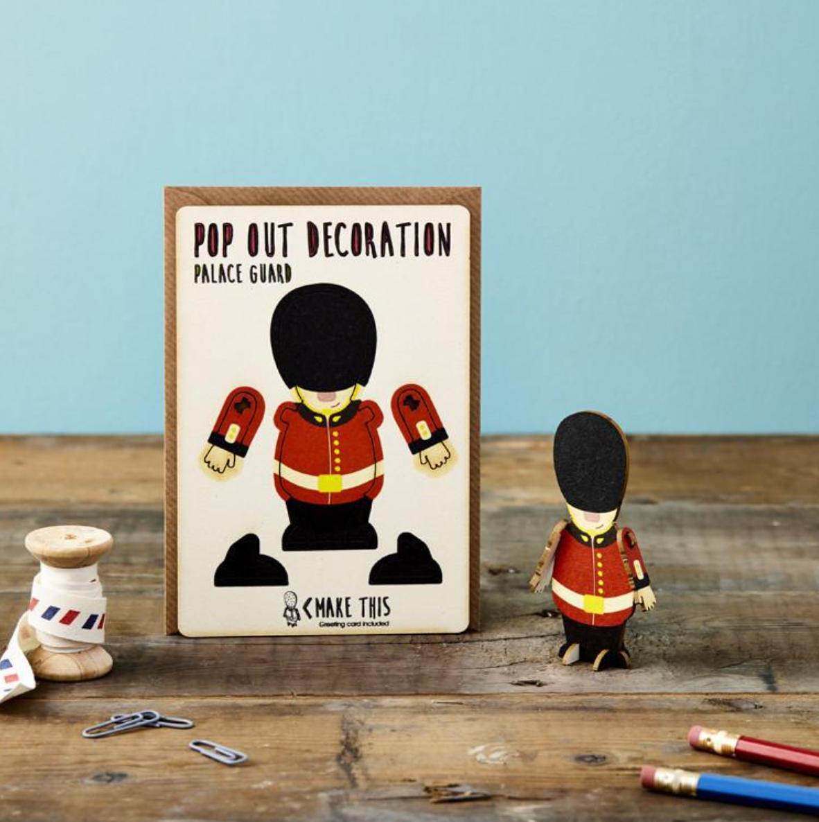 Palace Guard Pop Out Decoration and Card