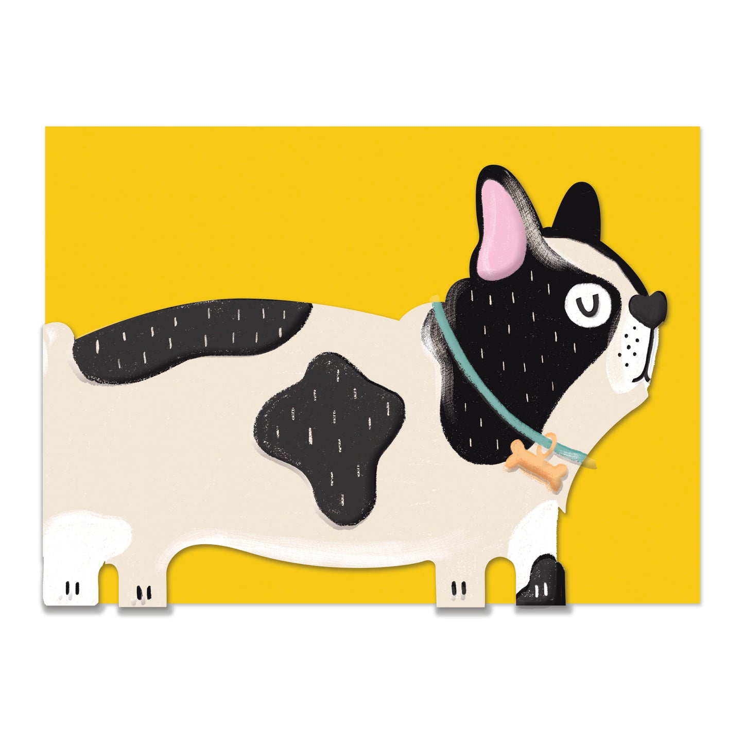 Die Cut French Bulldog, Pawsome PAW02